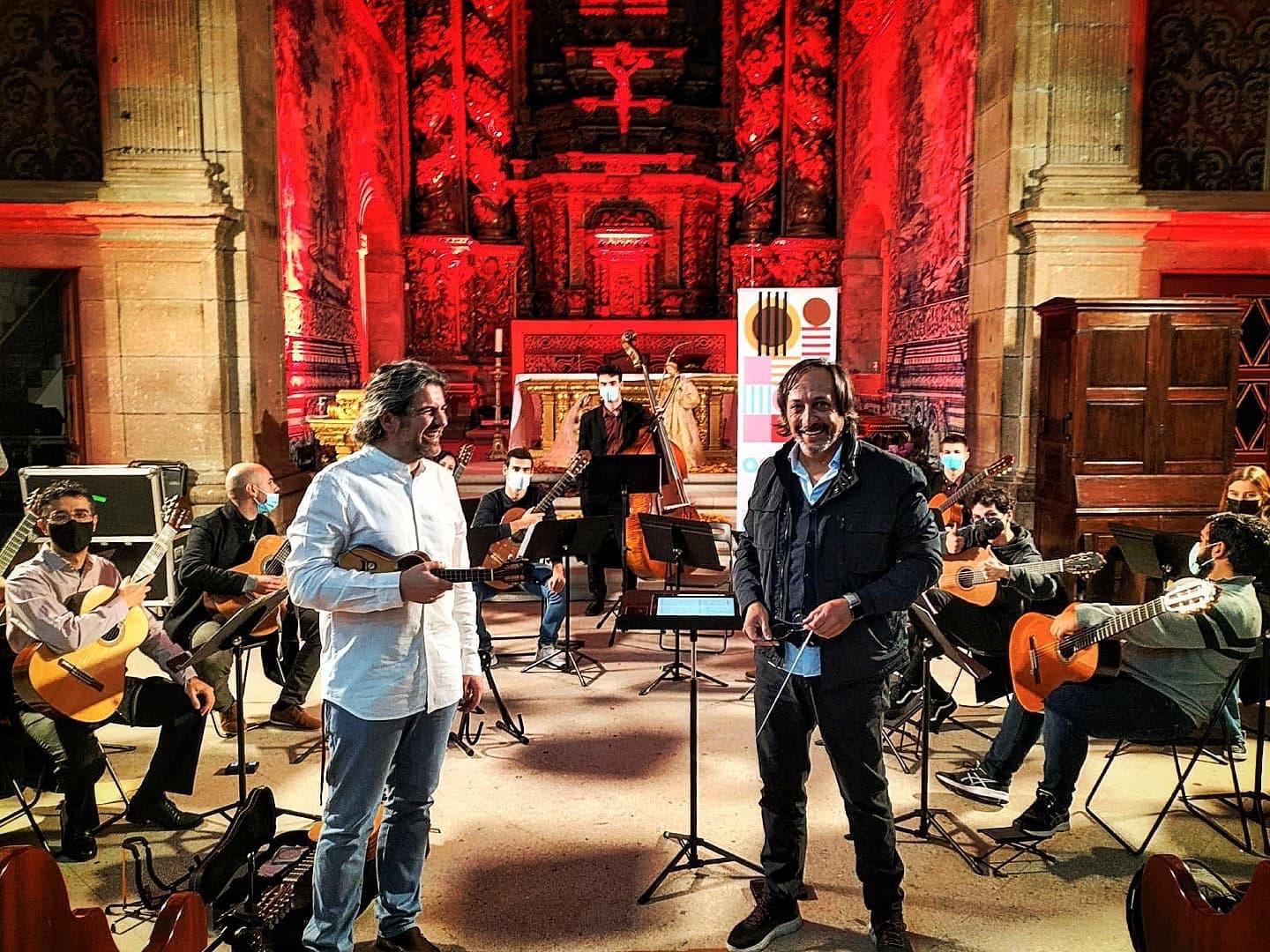 Rui Gama com a orquestra